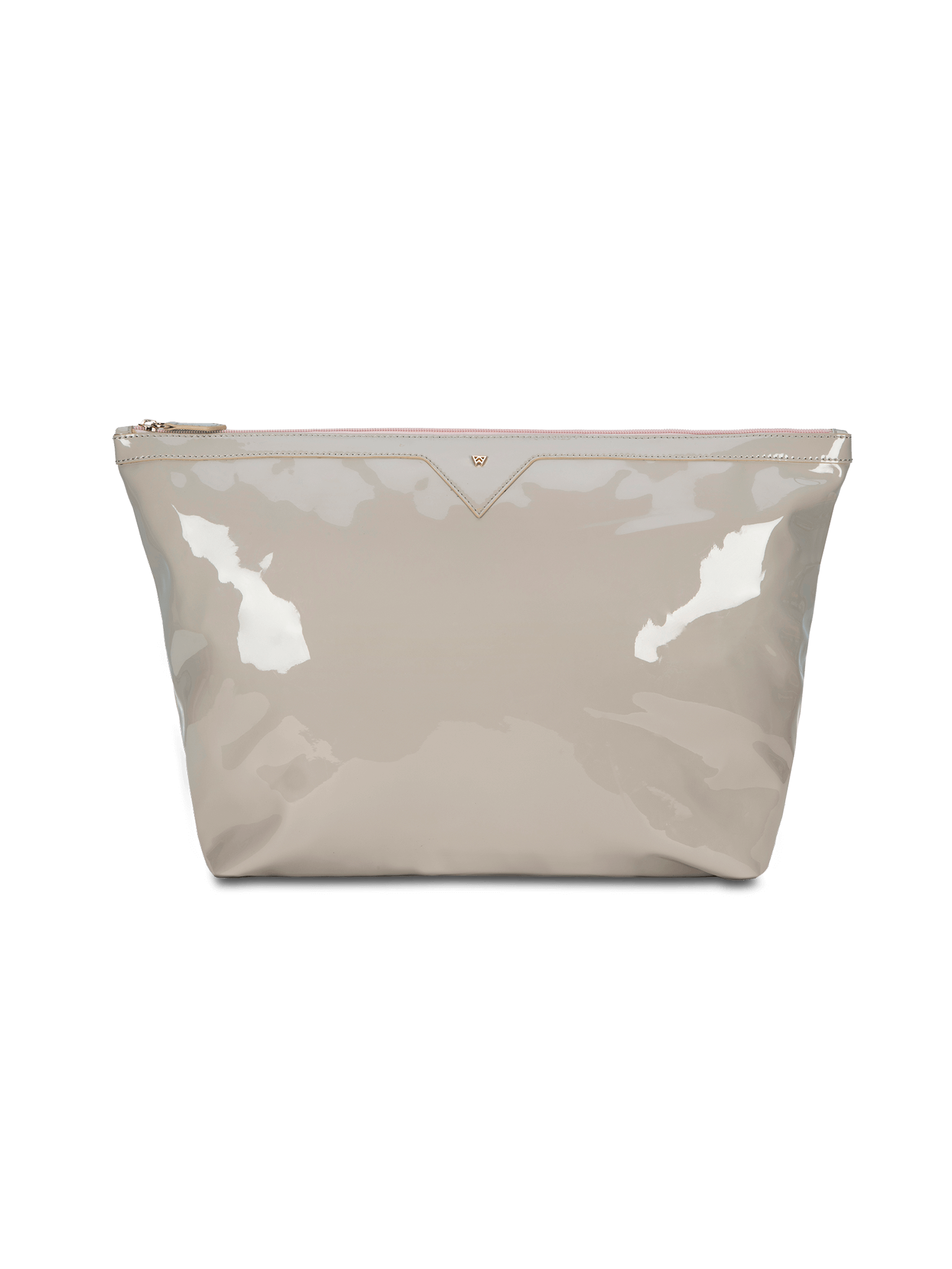 Keep your precious belongings cool and protected with our removable, zipper closed, interior pouch in taupe.