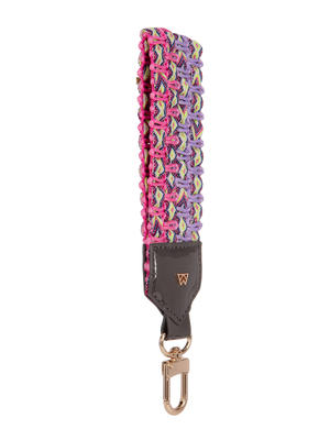 Load image into Gallery viewer, 45 degree view of Keep on Cruisin Keychain in Charcoal #color_anchor