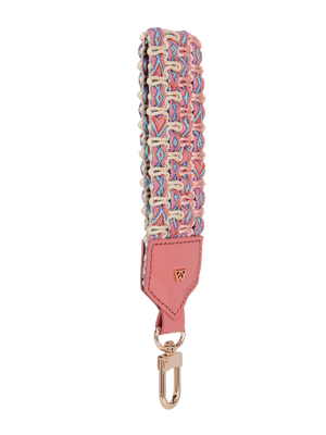 Load image into Gallery viewer, 45 degree view of Keep on Cruisin Keychain in Rose #color_rose