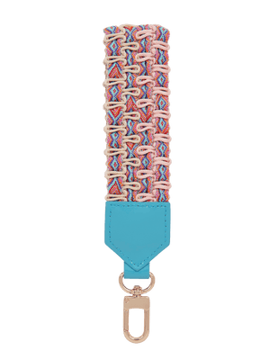 Load image into Gallery viewer, Back View of Keep on Cruisin Keychain in Turquoise #color_turquoise