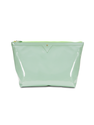 Load image into Gallery viewer, Keep your precious belongings cool and protected with our removable, zipper closed, interior pouch in seafoam #color_seafoam