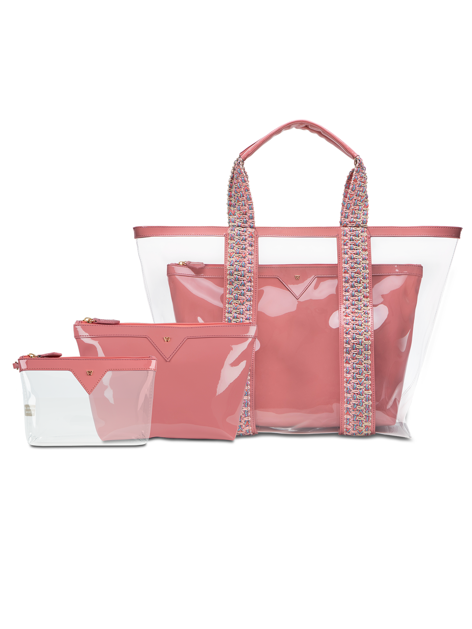 Don’t forget to add on our matching accessories in rose, to help keep you perfectly organized for all your vacation fun