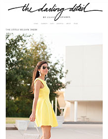The Darling Detail – The Little Yellow Dress  