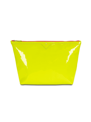 Load image into Gallery viewer, Keep your precious belongings cool and protected with our removable, zipper closed, interior pouch in neon yellow #color_neon_yellow
