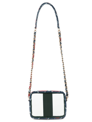 Clear Mingle Mingle Mini in Red Navy Multi Python Kelly Wynne