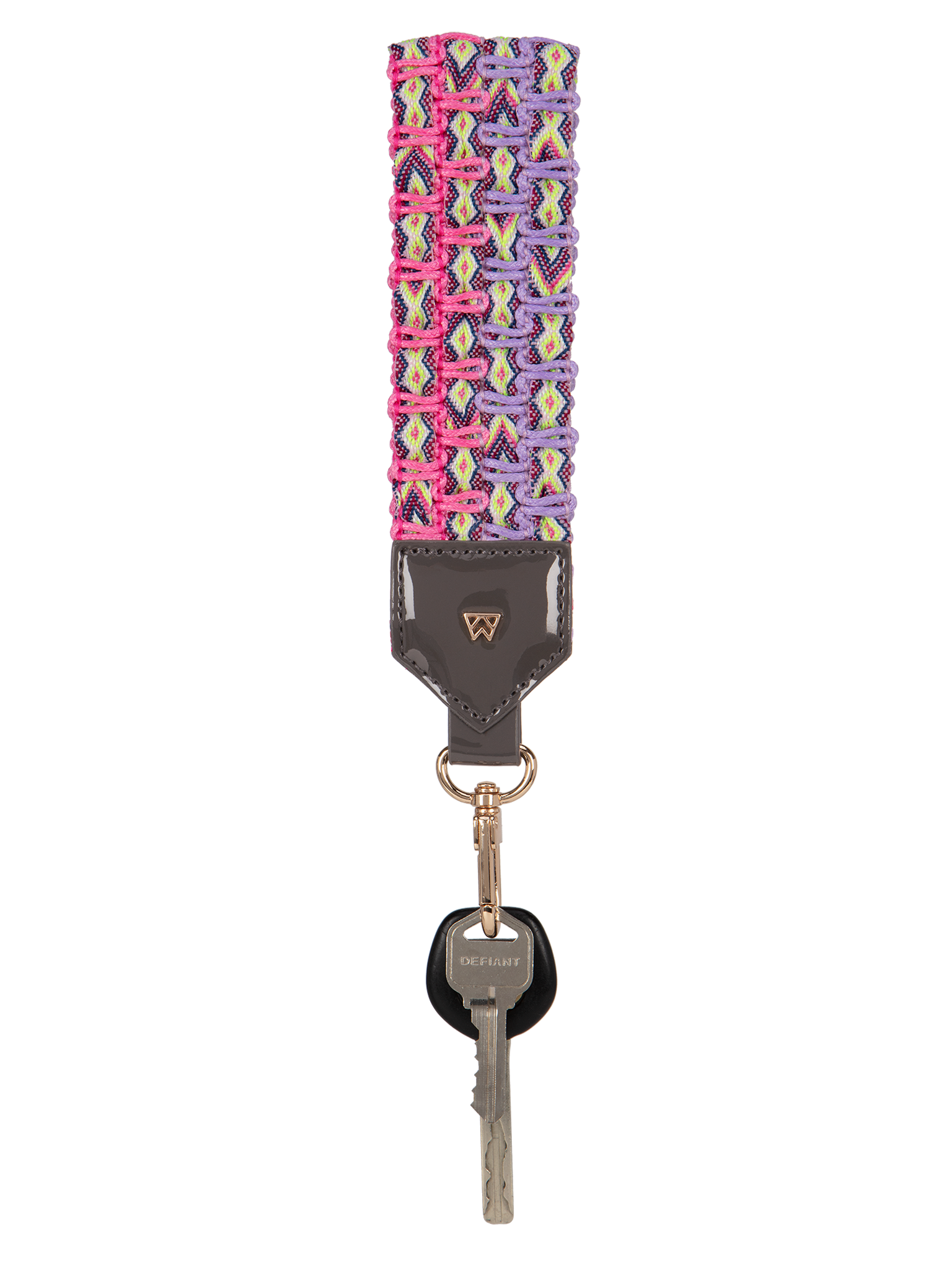 Keep on Cruisin Keychain in Charcoal with Keys 
