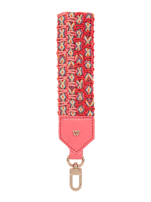 Load image into Gallery viewer, Front View of Keep on Cruisin  Keychain in Coral #color_coral
