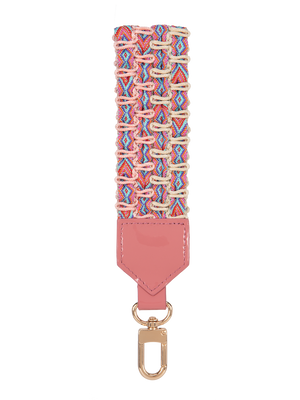 Load image into Gallery viewer, Back View of Keep on Cruisin Keychain in Rose #color_rose
