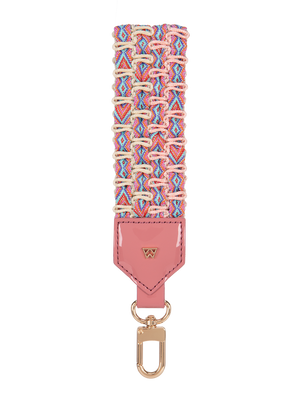 Load image into Gallery viewer, Front View of Keep on Cruisin Keychain in Rose #color_rose
