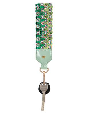 Load image into Gallery viewer, Keep on Cruisin Keychain in Seafoam with keys #color_seafoam
