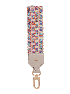 Load image into Gallery viewer, Front View of Keep on Cruisin Keychain in Taupe #color_taupe
