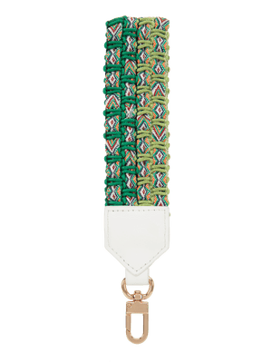 Load image into Gallery viewer, Back View of Keep on Cruisin Keychain in White #color_white
