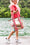 Load image into Gallery viewer, Woman with Bring on The beach Bag in Champagne Gold color by a lake #color_champagne
