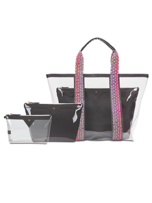 Load image into Gallery viewer, Don’t forget to add on our matching accessories in black to help keep you perfectly organized for all your vacation fun. #color_anchor
