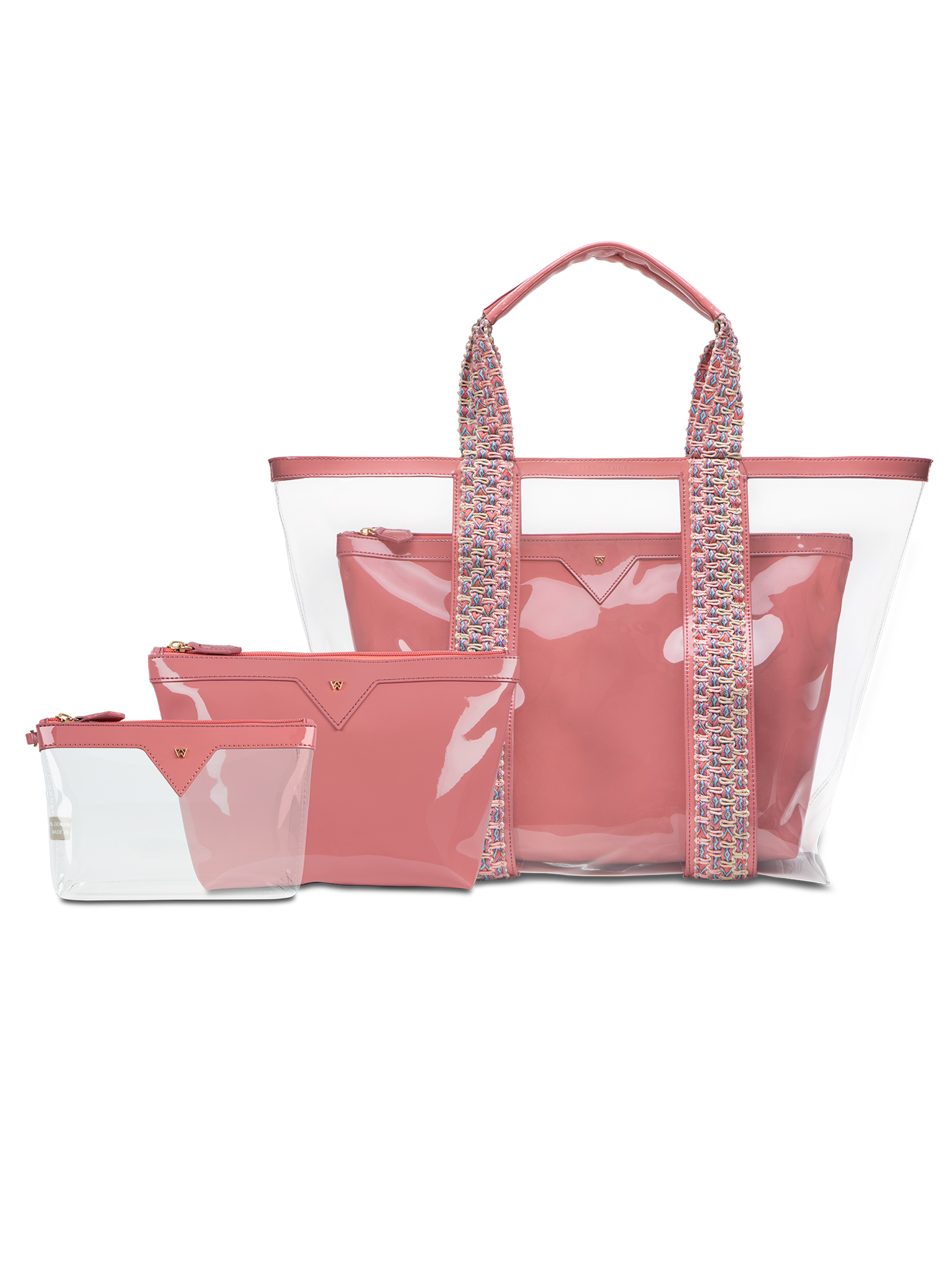 Don’t forget to add on our matching accessories in rose, to help keep you perfectly organized for all your vacation fun 